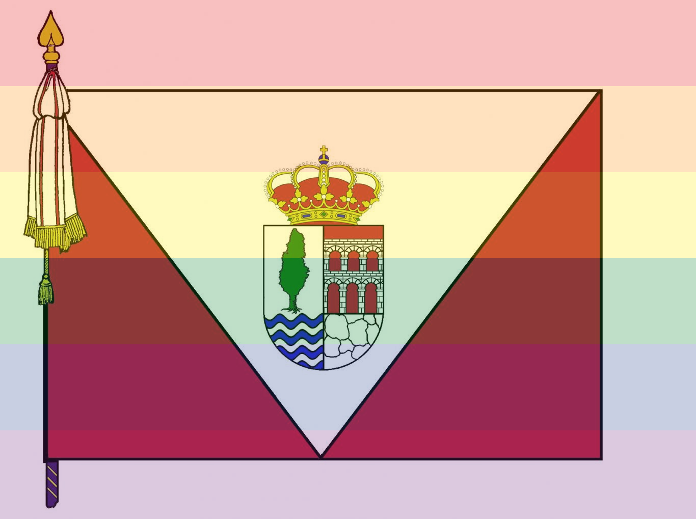 Bandera de Alameda del Valle