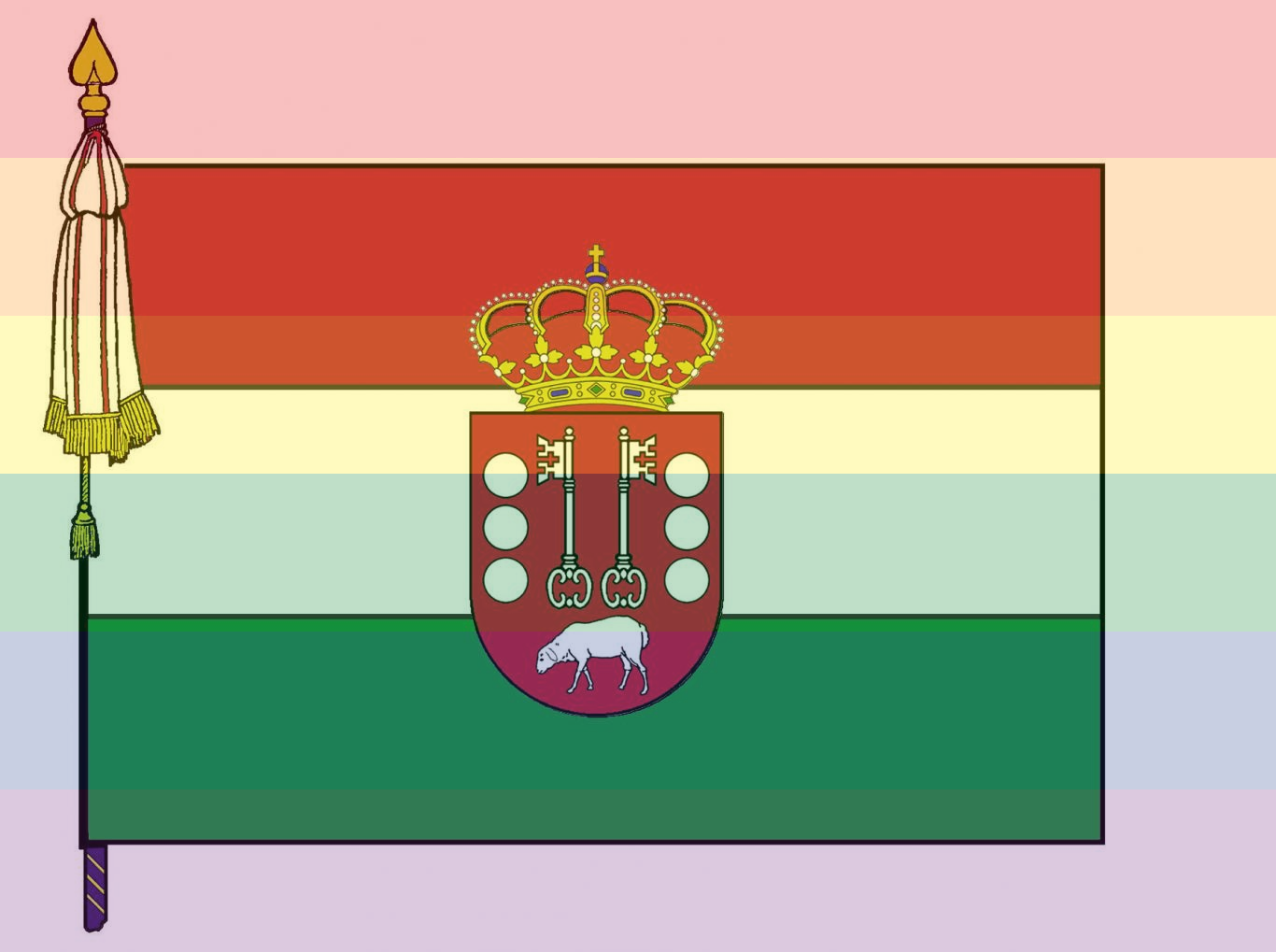Bandera de Rozas de Puerto Real