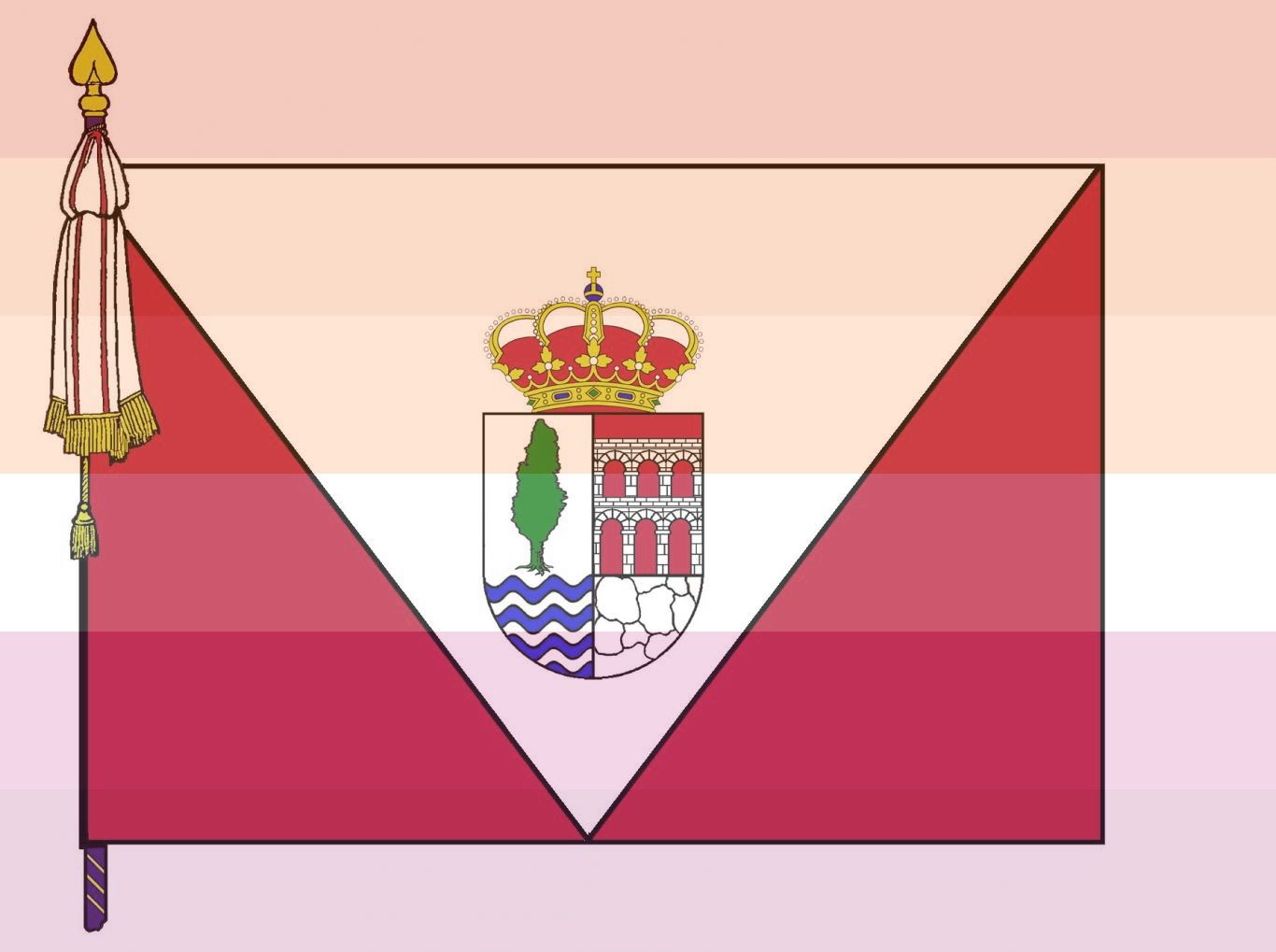 Bandera de Alameda del Valle