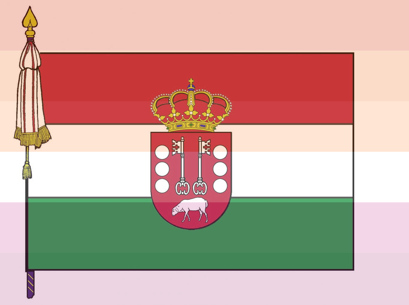Bandera de Rozas de Puerto Real