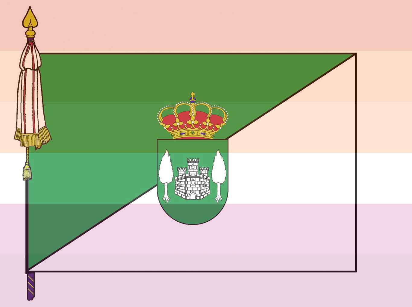 Bandera de Valverde de Alcalá
