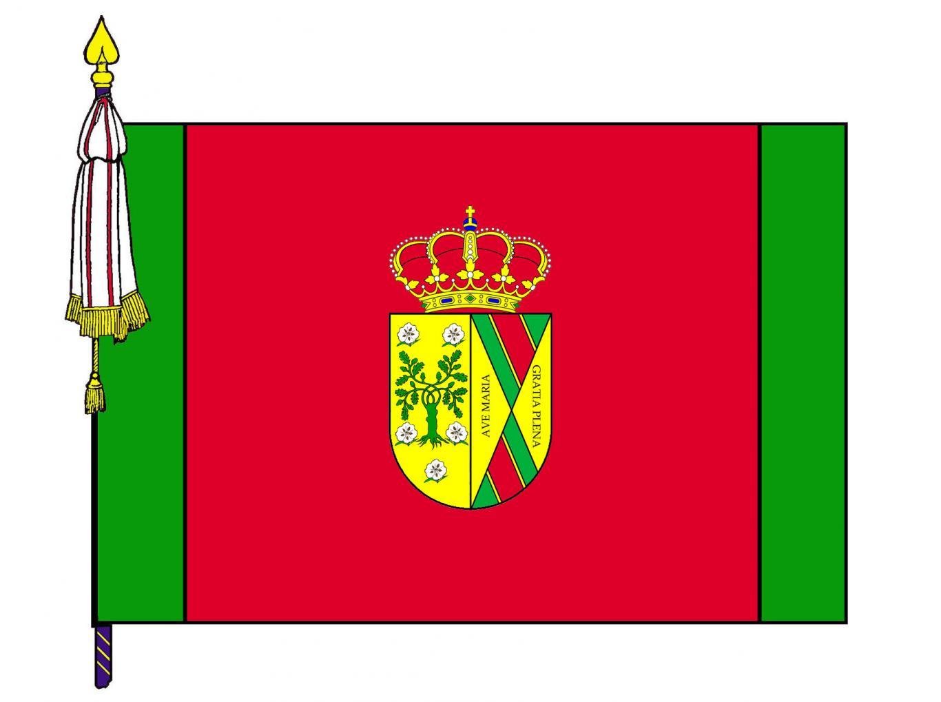 Bandera de Robledillo de la Jara