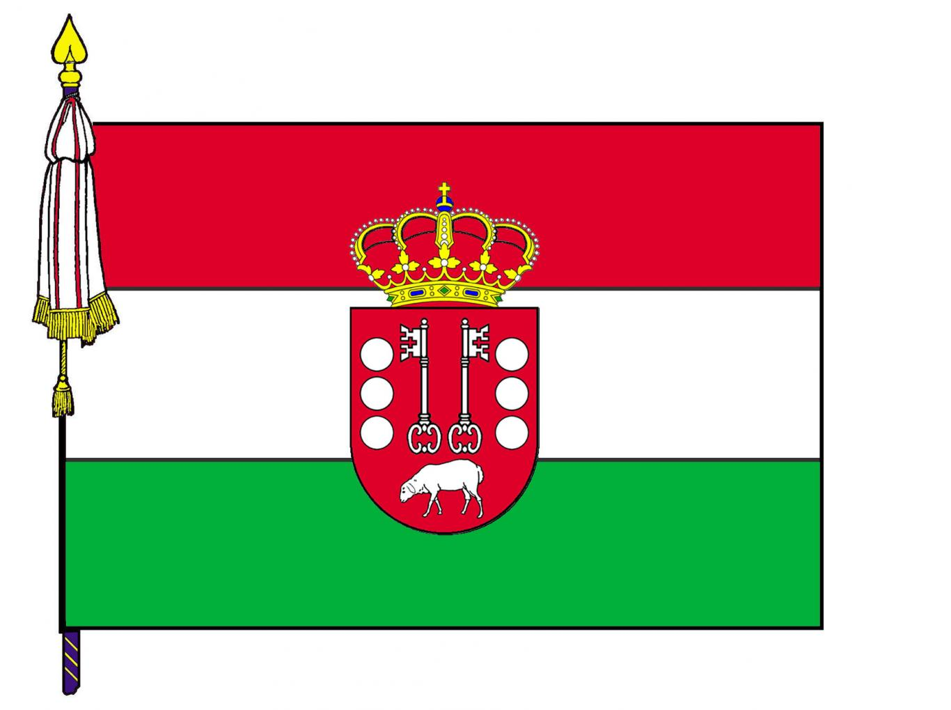 Bandera de Rozas de Puerto Real
