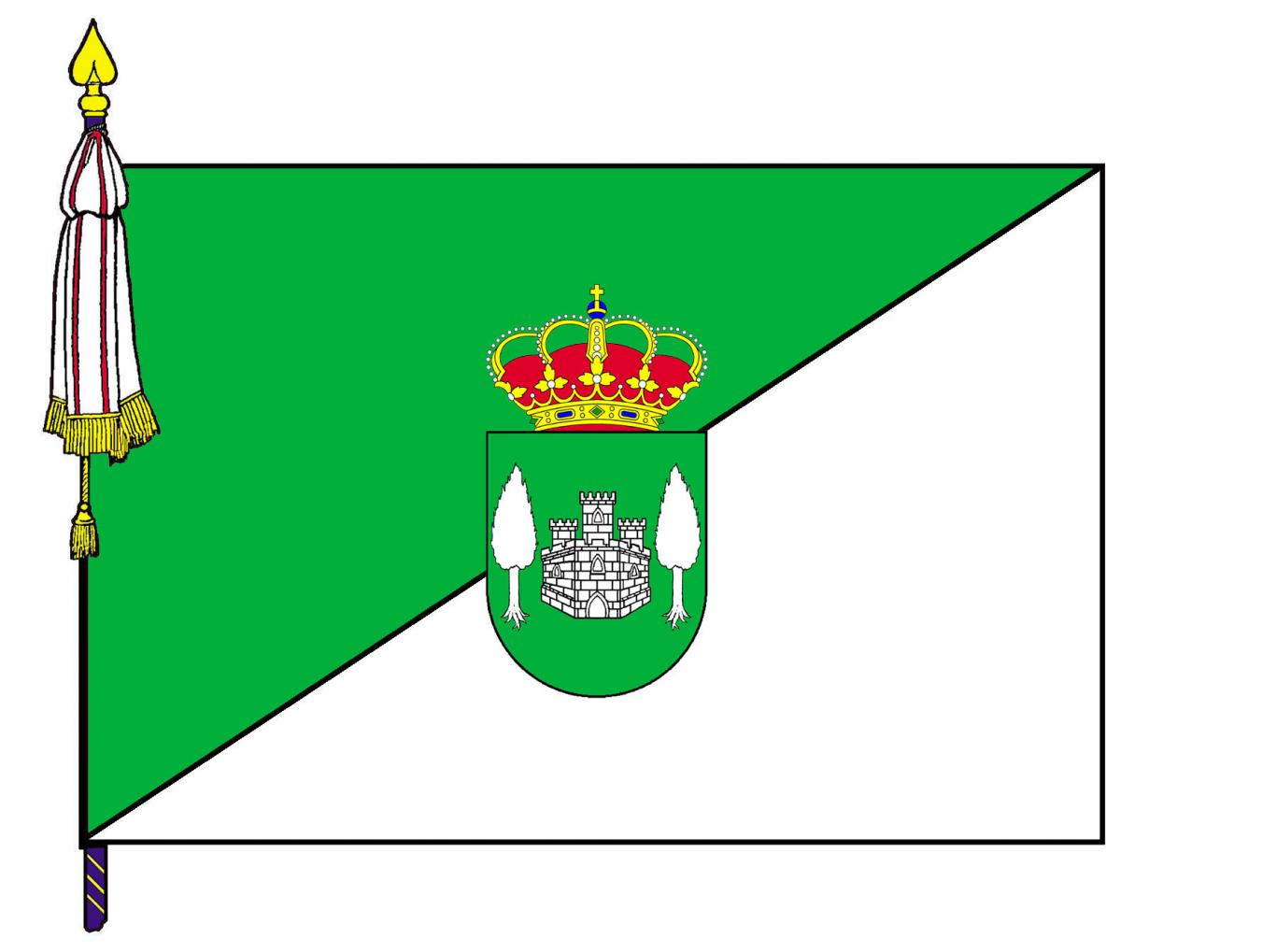 Bandera de Valverde de Alcalá